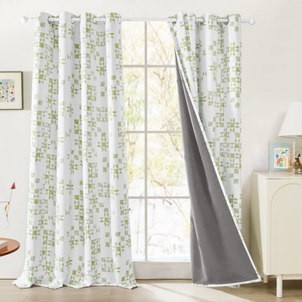 Modern Patchwork Blackout Curtains