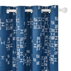 Blue-White Patchwork / 42x84
