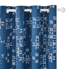 Modern Patchwork Blackout Curtains
