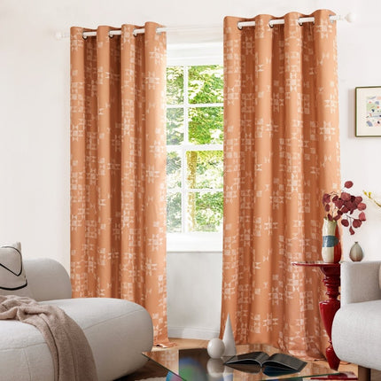 Modern Patchwork Blackout Curtains