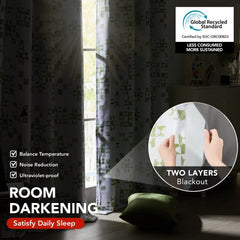 Modern Patchwork Blackout Curtains