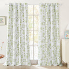 White -Green Patchwork / 42x84