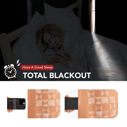 Modern Patchwork Blackout Curtains