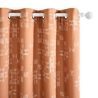 Orange-White Patchwork / 42x84