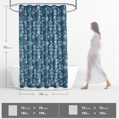 Modern Patchwork Shower Curtains