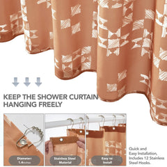 Modern Patchwork Shower Curtains