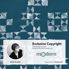 Modern Patchwork Shower Curtains