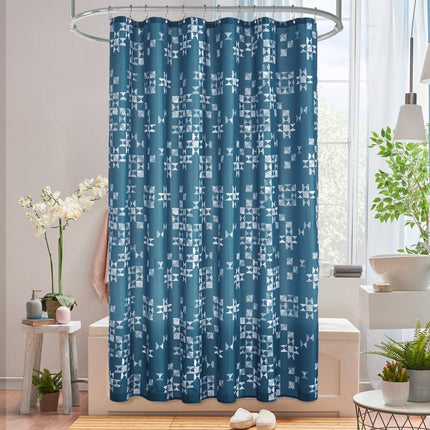 Modern Patchwork Shower Curtains