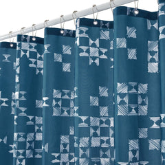Modern Patchwork Shower Curtains