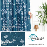 Modern Patchwork Shower Curtains