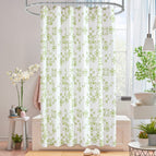 White -Green Patchwork / 72x72