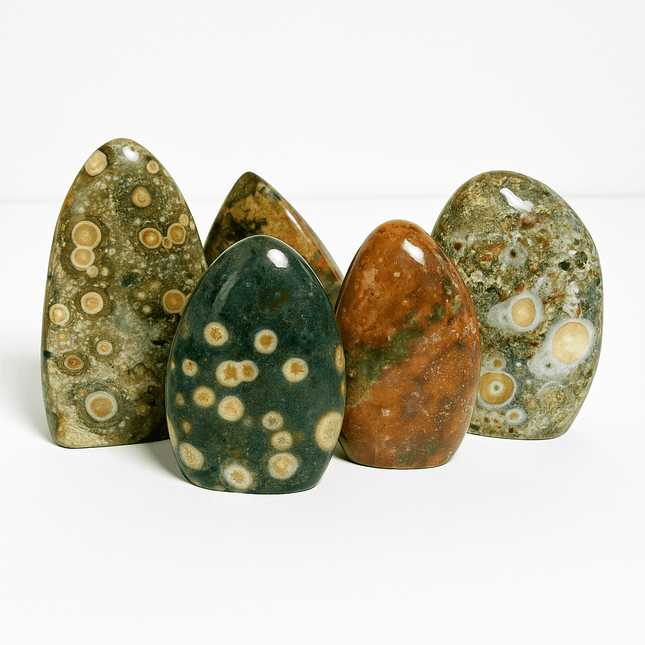 Mystery Ocean Jasper Pocket Freeform – Handpicked Collector Stone (7–10 oz)