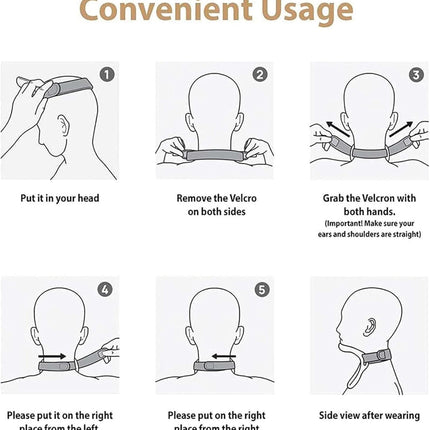 Neck Alignment Stretcher | Cervical Traction Collar for Neck Pain & Posture Correction