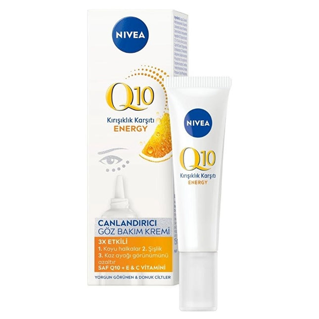 NIVEA Q10 Energy Eye Cream 15ml outer box packaging