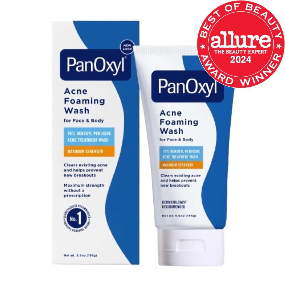 PanOxyl antibacterial acne foaming wash for oily and acne prone skin