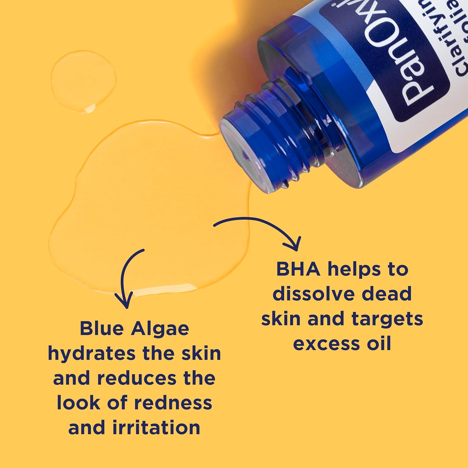 Before and after clear skin clinical results with PanOxyl