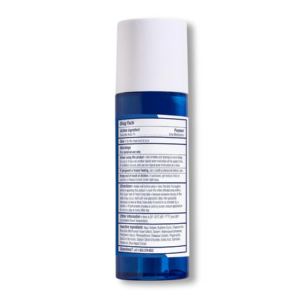 PanOxyl formula ingredients – salicylic acid blue algae antioxidants