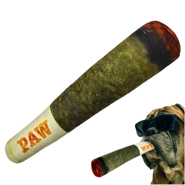 Paw Joint Plush Dog Toy | Lightweight & Humorous Pet Toy