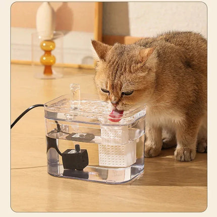 Automatic Pet Water Fountain | 1.5L Multi-Stage Filter for Dogs & Cats