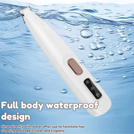 Pet Paw Hair Trimmer | Low-Noise Electric Grooming Trimmer with LED Light for Dogs & Cats