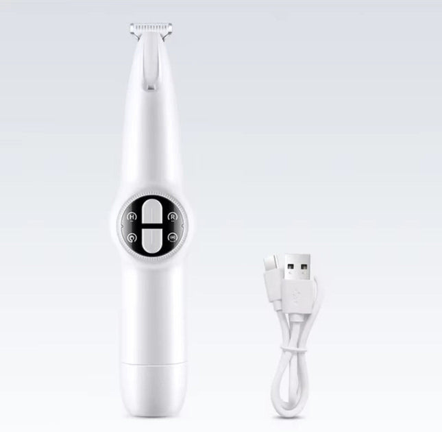 2-in-1 Pet Hair Trimmer & Nail Grinder | Quiet Rechargeable Grooming Tool