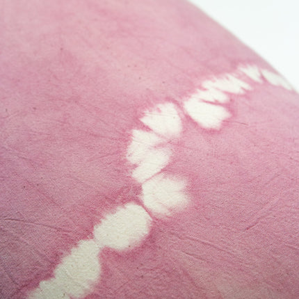 Pink Natural Dyed Shibori Tassel Pillows