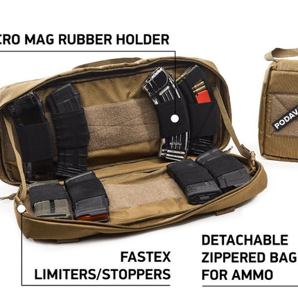 Podavach Mag Range Bag for Gun Magazines & Speed Loaders