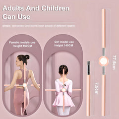 PosturaFlex Posture Corrector Stick | Adjustable Yoga Back Straightener 7.5–77.5cm