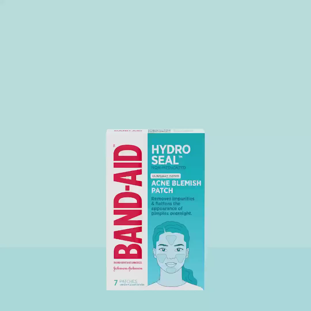 Band-Aid Hydro Seal Acne Patches – Absorbs Fluids & Heals