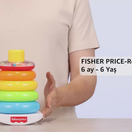 fisher-price colorful stacking rings educational baby toy