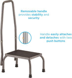 Nova Step Stool With Hand Rail – Safe, Durable, Non-Slip Step Up Stool 6066
