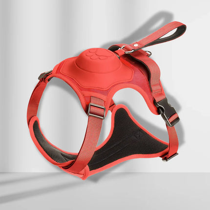 PullGuard LeashMate | 2-in-1 Retractable Harness & Leash for Medium & Large Dogs