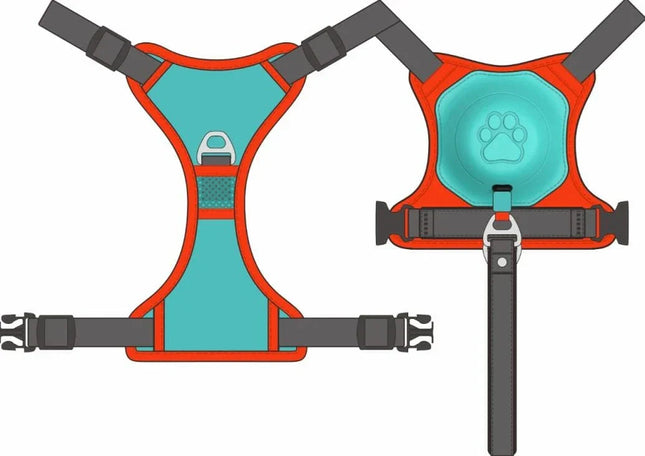 PullGuard LeashMate | 2-in-1 Retractable Harness & Leash for Small Dogs