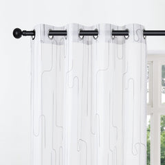 Pure Morning Haze Sheer Curtains