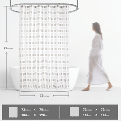 Pure Solitude Shower Curtains