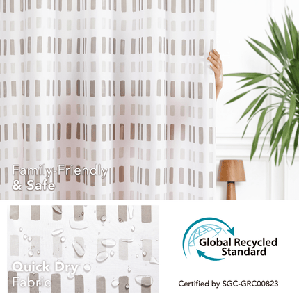 Pure Solitude Shower Curtains
