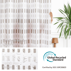 Pure Solitude Shower Curtains