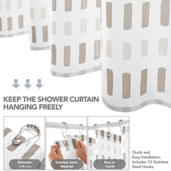 Pure Solitude Shower Curtains