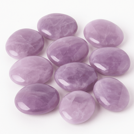 Purple Rose Quartz Palm Stones – Sold by the Pound
