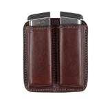 Leather Double Magazine Holder – IWB & OWB | Made in USA