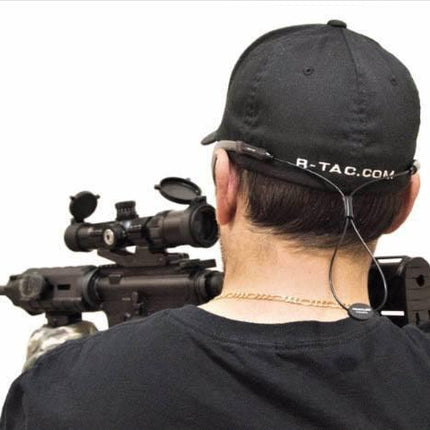 Tac-Strapz Glasses Retainer System - Universal Fit for any Shooting / Safety or Sunglasses