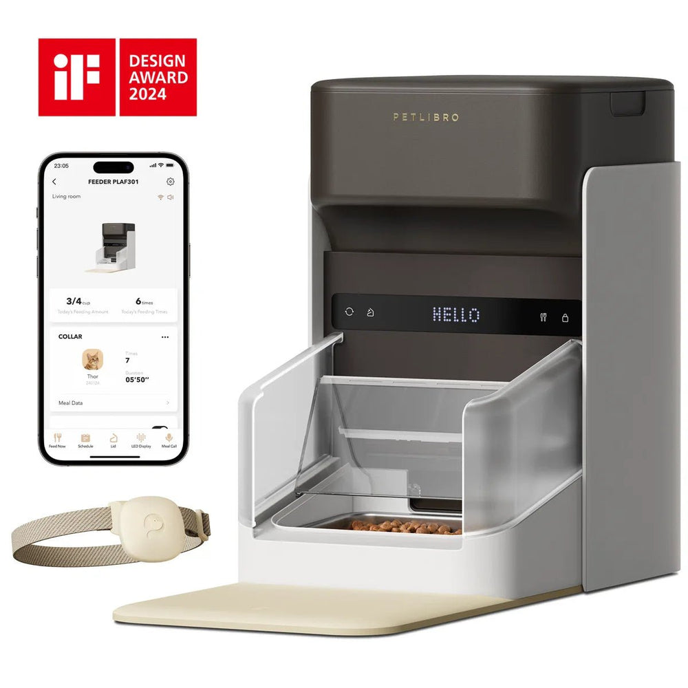 RFID Automatic Smart Feeder for Pets – App - Controlled Individual Feeding - Marcapon