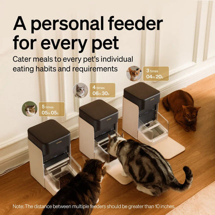 RFID Automatic Smart Feeder for Pets – App - Controlled Individual Feeding - Marcapon