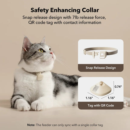RFID Automatic Smart Feeder for Pets – App - Controlled Individual Feeding - Marcapon
