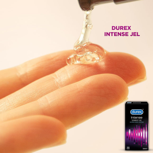 Durex Intense Stimulating Gel 10ml - Heating and Cooling Sensations with Desirex Technology