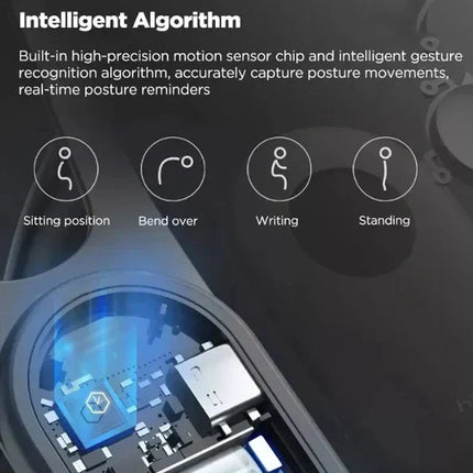 Spine Align Pro 2.0 Smart Posture Corrector | Bluetooth, 60H Battery & App-Controlled Vibration
