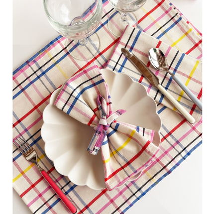 Vera Plaid Napkin Set