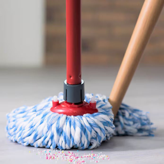 vileda supermocio pamuklu mikrofiber limon başlıklı paspas