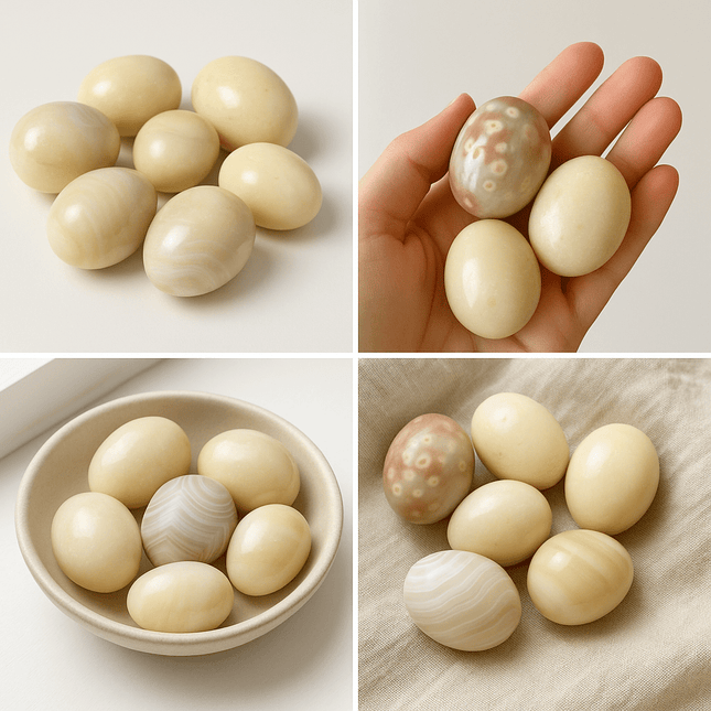 Surprise Mix – Assorted Agate Crystal Eggs (Per LB)