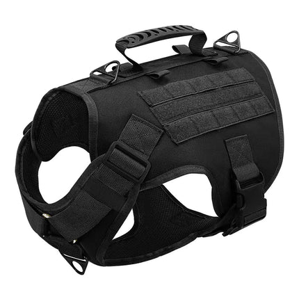 Tactics K9 Chest Harness Vest | Durable Nylon Dog Walking Harness S/M/L